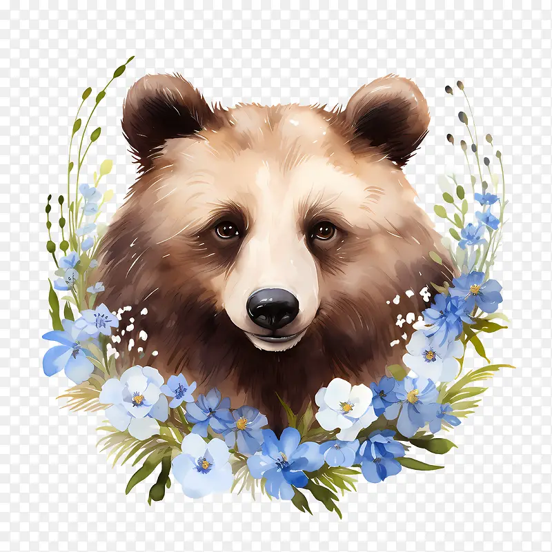 灰熊-花环
