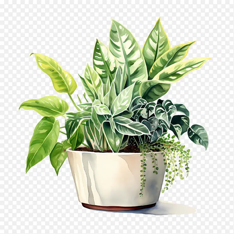 室内植物欣赏日-室内植物欣赏日植物盆栽绿叶热带植物