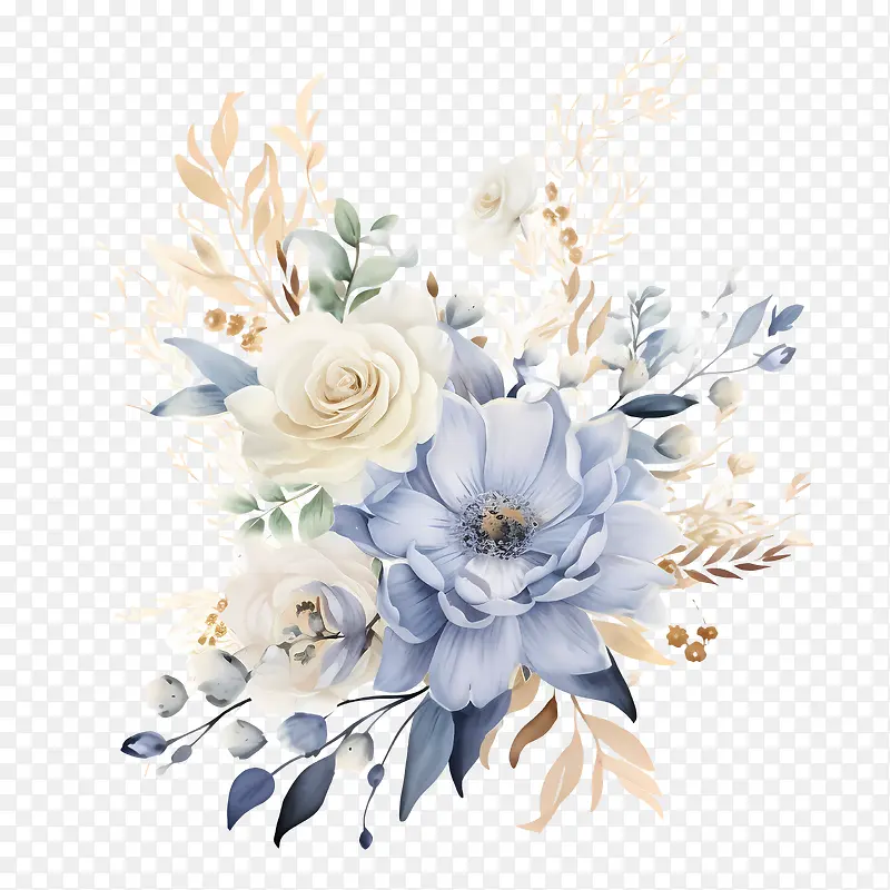 婚礼花艺请柬设计-花艺设计