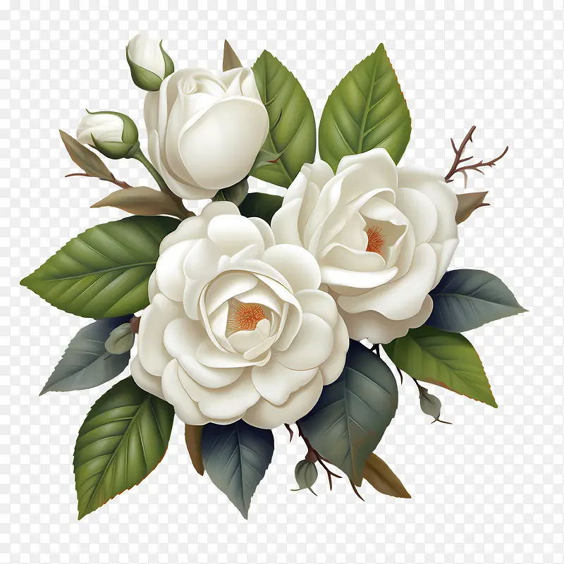 白玫瑰花-白玫瑰