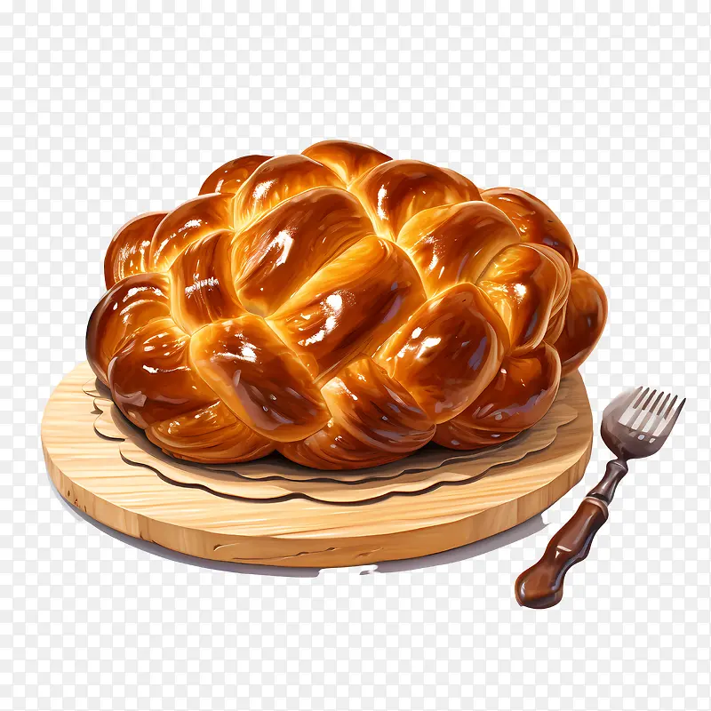 Challah面包-Challah面包面包烘焙食品面包编织