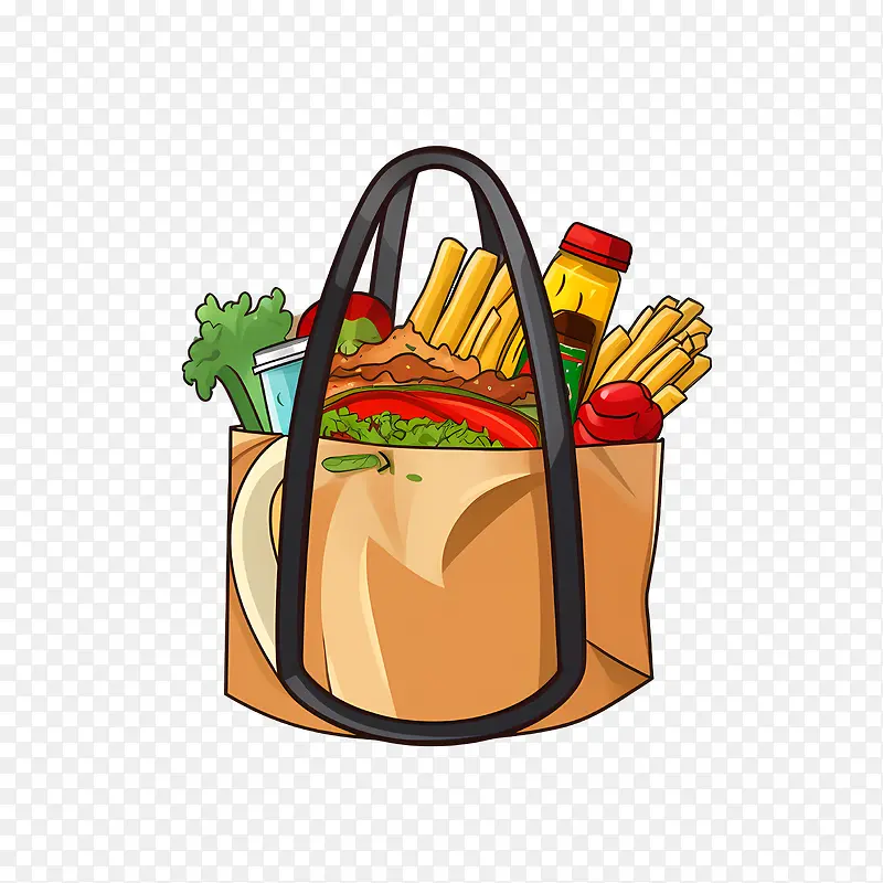 食品配送袋-沙拉