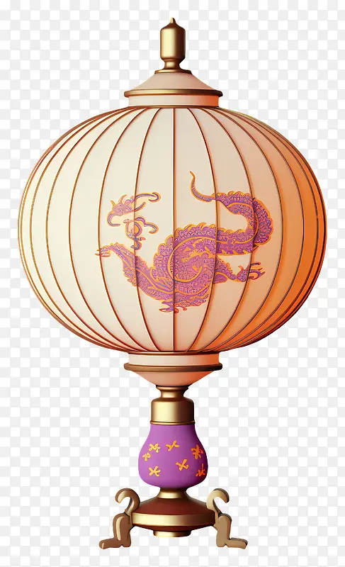 灯笼-大型华丽龙灯,细节复杂