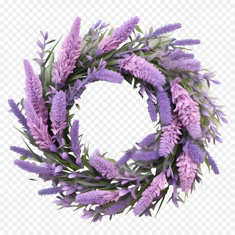 薰衣草花环-花环