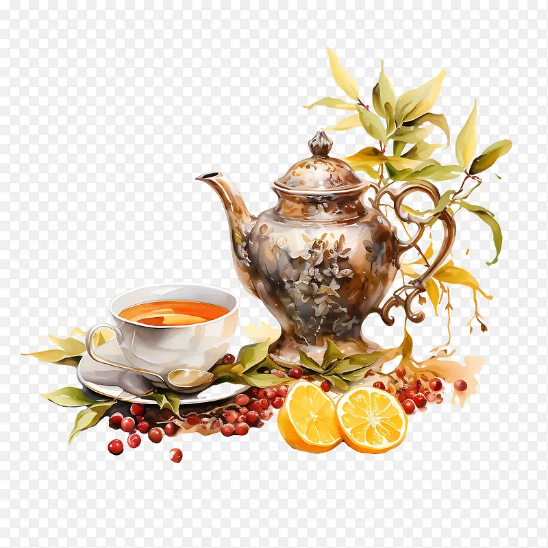 国际茶日-橙色