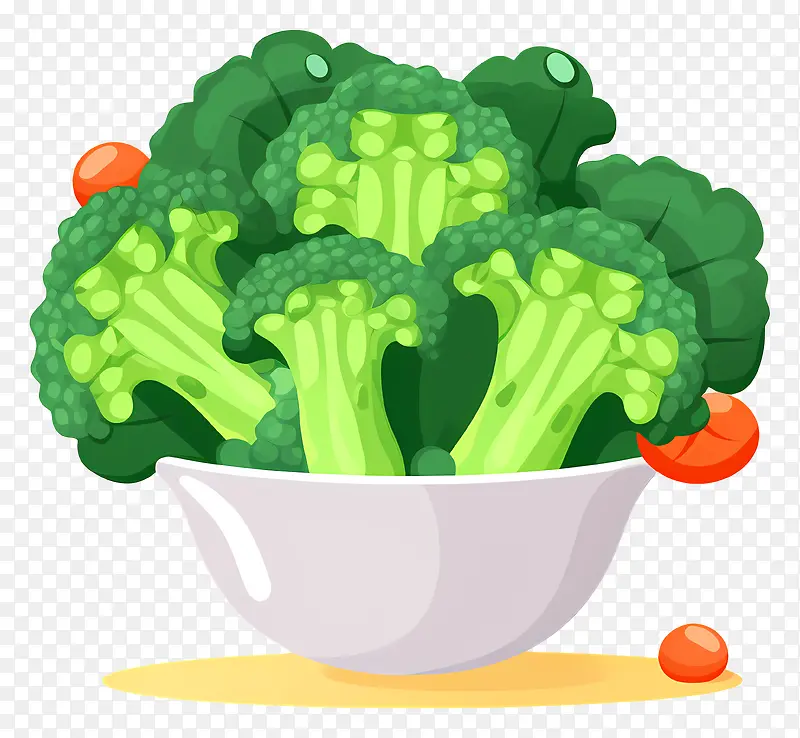 西兰花-新鲜西兰花-叶类蔬菜,富含纤维,维生素和抗氧化剂