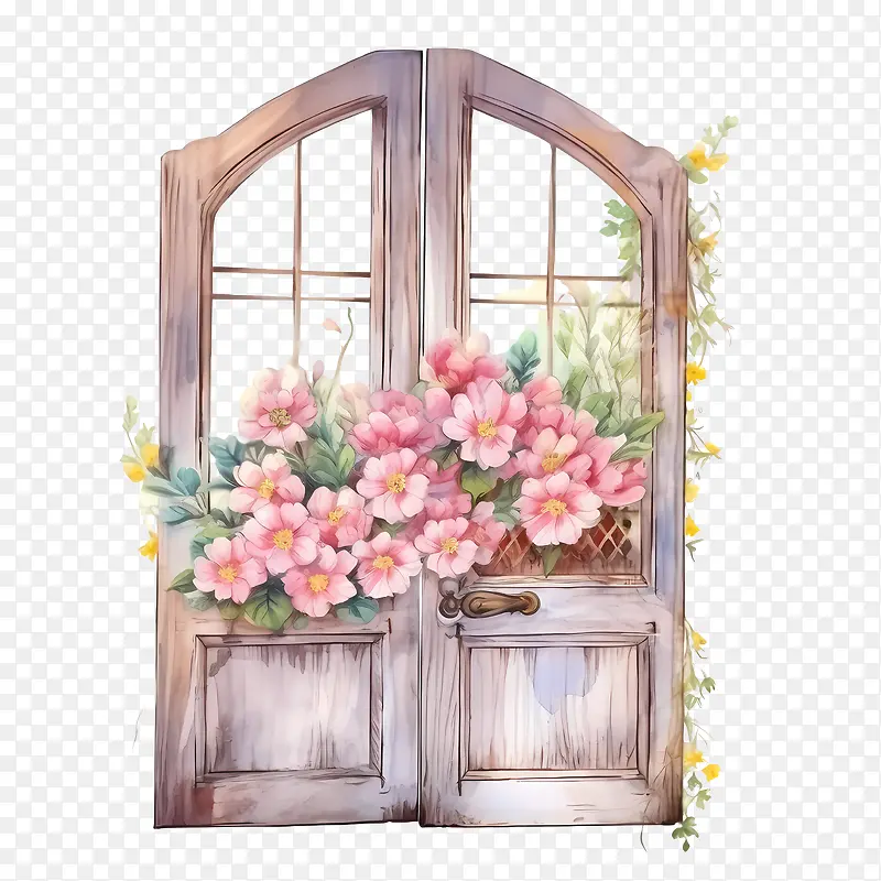 木门-木门门花藤花园