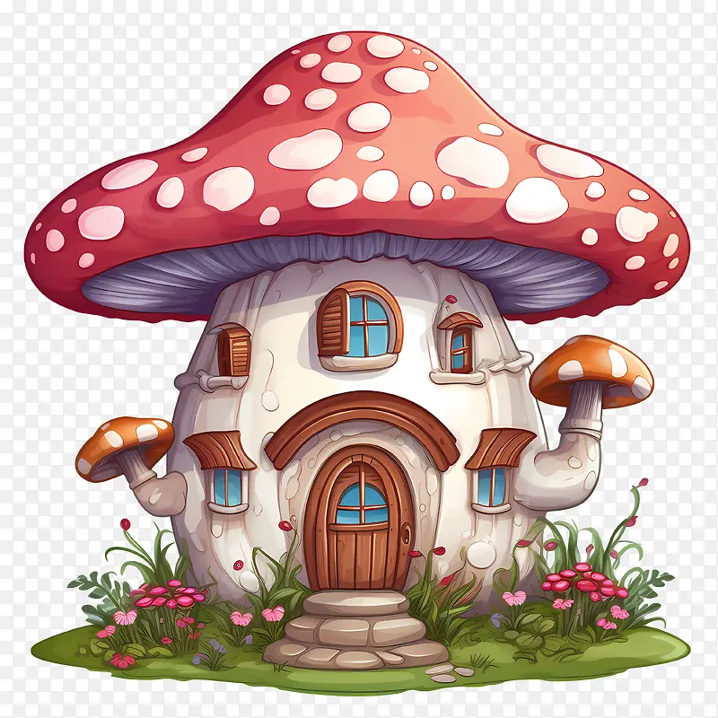 蘑菇屋-蘑菇屋蘑菇屋侏儒屋幻想屋可爱的房子