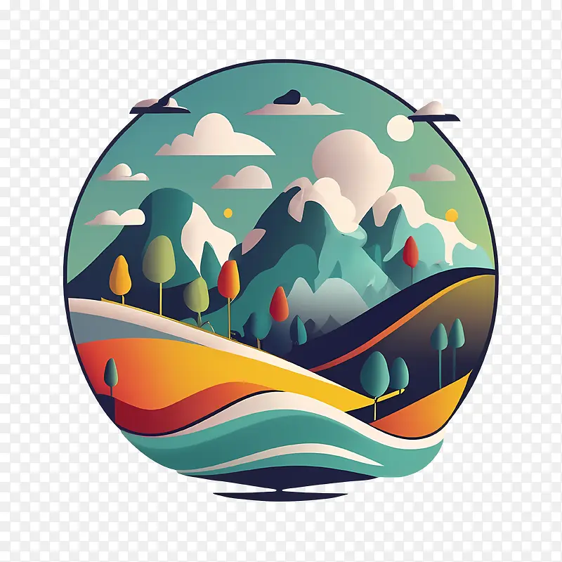 云山-云山山地景观自然树木