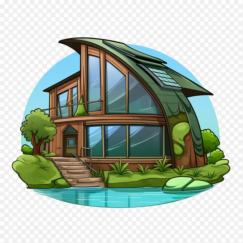 生态住宅-生态住宅环保现代可持续发展