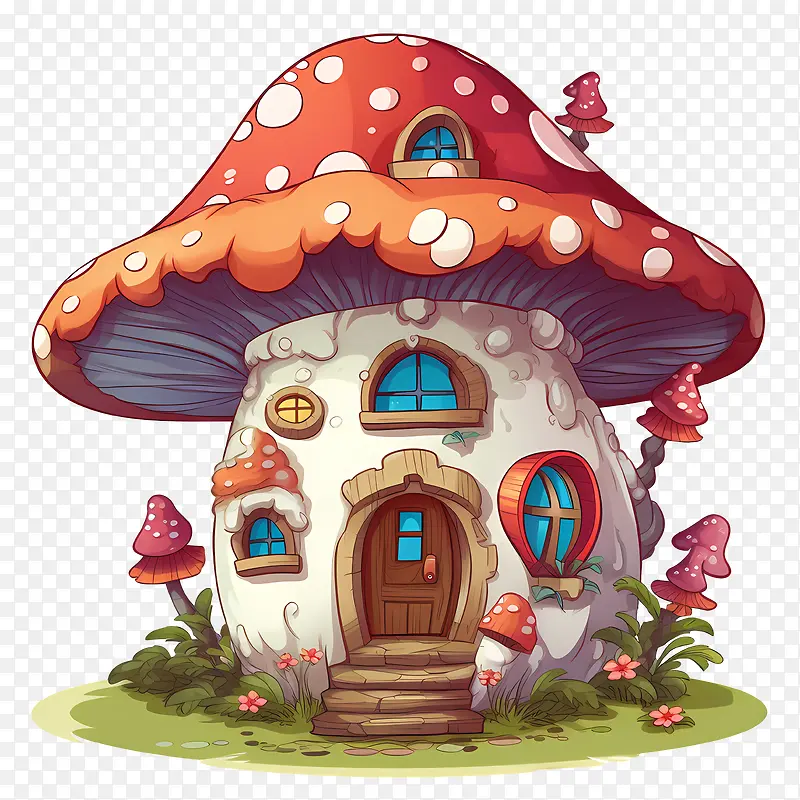 蘑菇屋-蘑菇屋蘑菇屋童话奇幻卡通