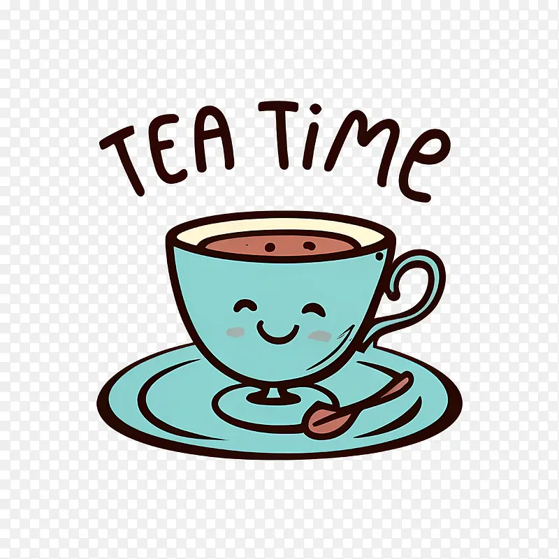 下午茶时间-下午茶时间下午茶时间茶杯微笑可爱