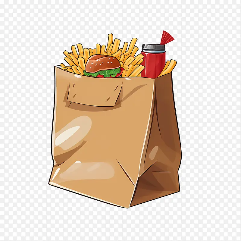 食品配送袋-炸薯条