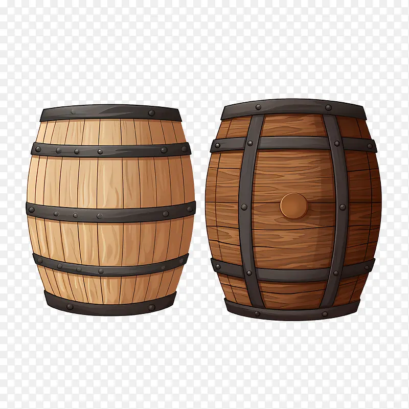 啤酒桶-啤酒桶木桶橡木棕色