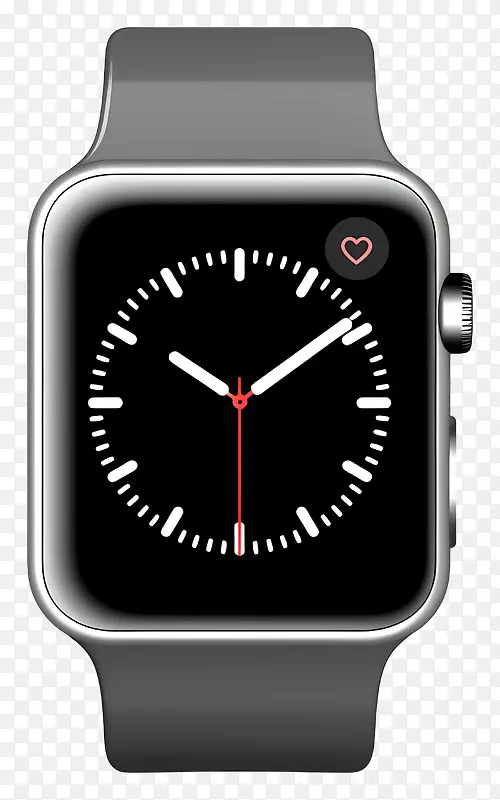 AppleWatch-AppleWatch智能手表白色表盘黑色指针