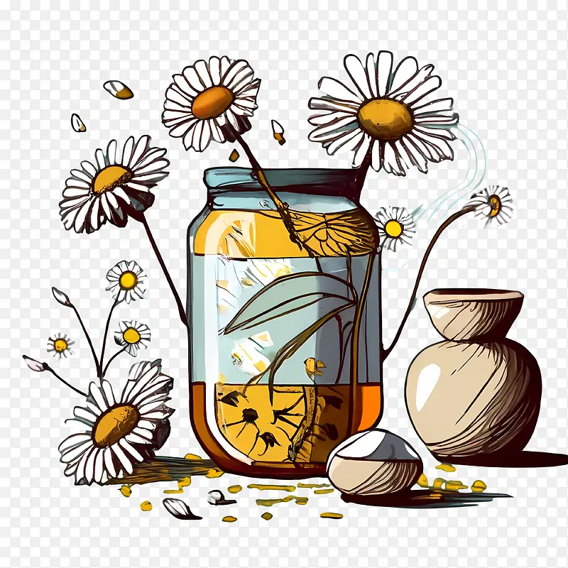 洋甘菊茶-雏菊