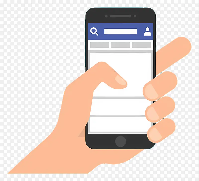 facebook应用程序-手持智能手机,facebook应用程序打开
