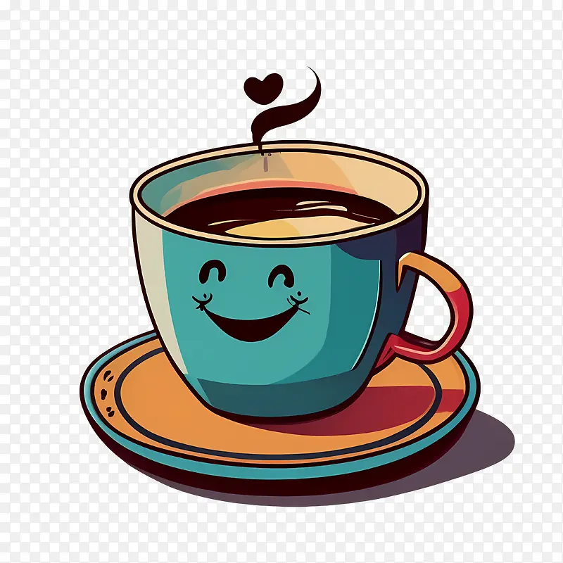 卡通咖啡杯-咖啡