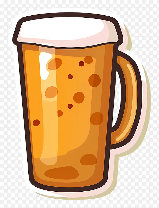 玻璃杯-带泡沫的玻璃杯中的金色啤酒