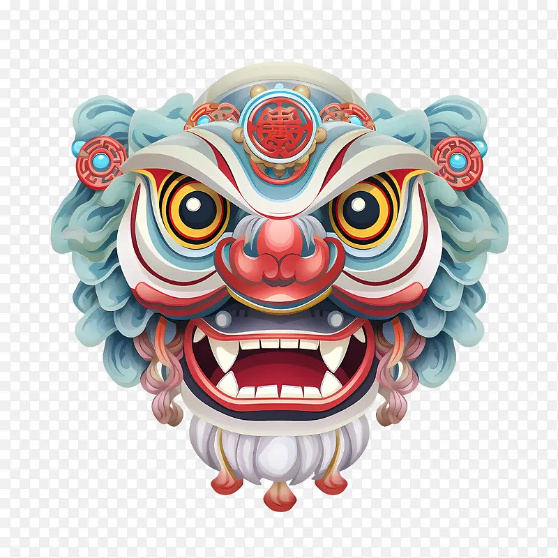 中国舞狮头-中国新年