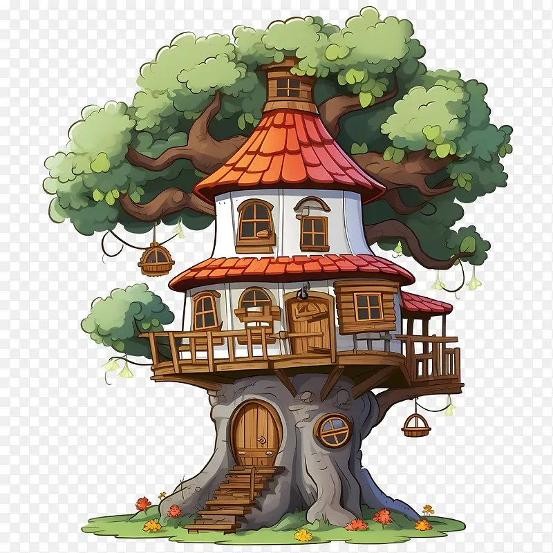 树屋-树屋树屋小屋森林木材