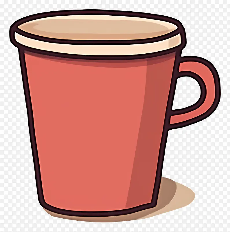 红杯-红杯,白柄,瓷质,表面光滑,黑色背景
