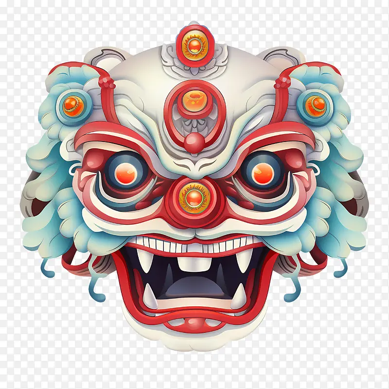 中国舞狮头-龙