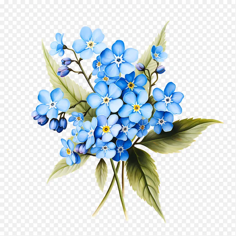 勿忘我花-鲜花花束