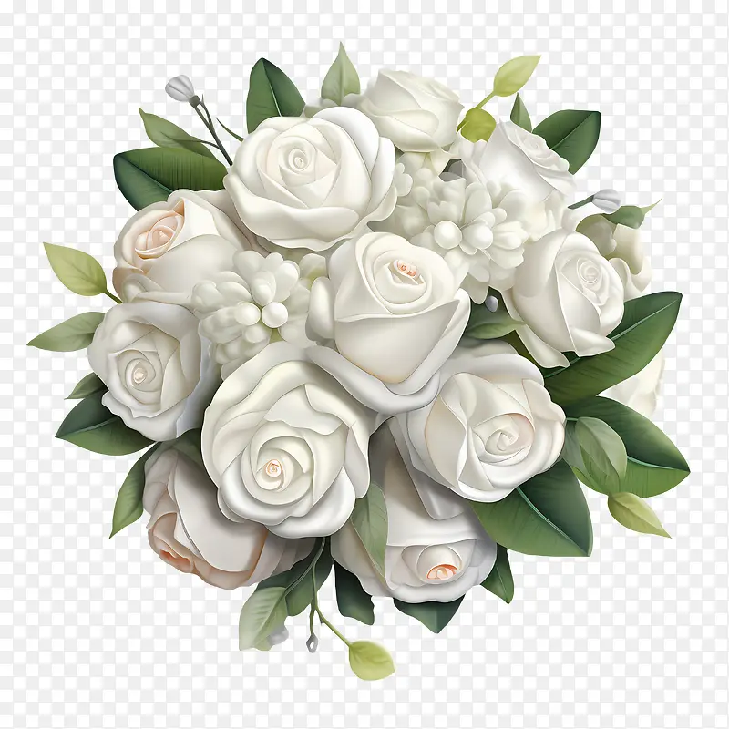 白玫瑰花-白玫瑰