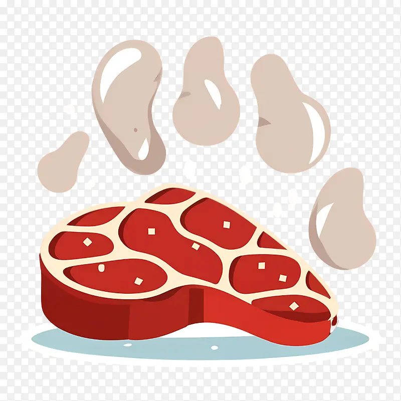 卡通牛排-卡通牛排牛肉生牛排肉
