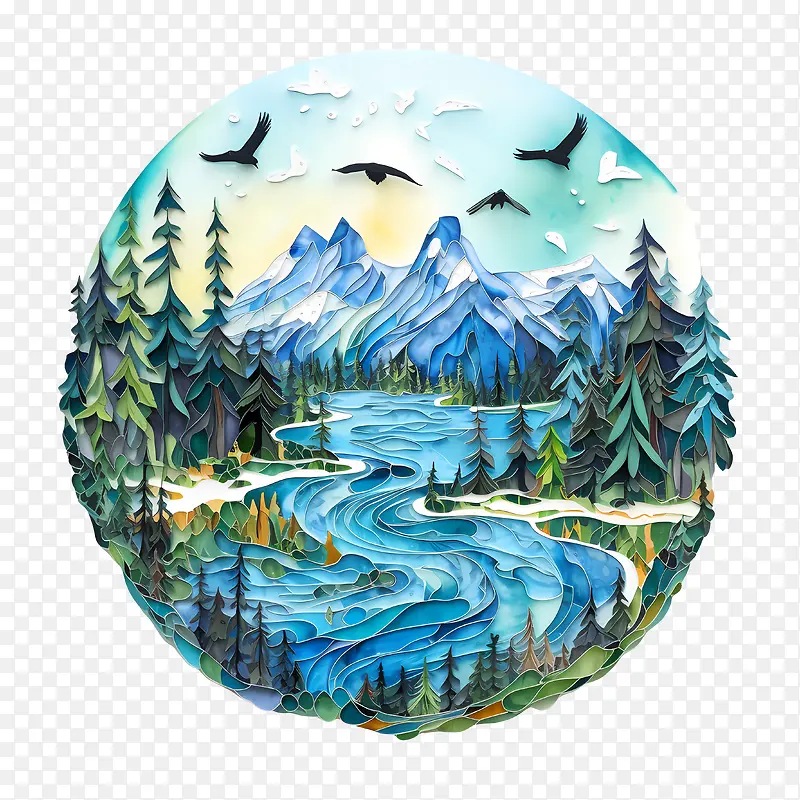 阿拉斯加日-阿拉斯加日风景山水天空