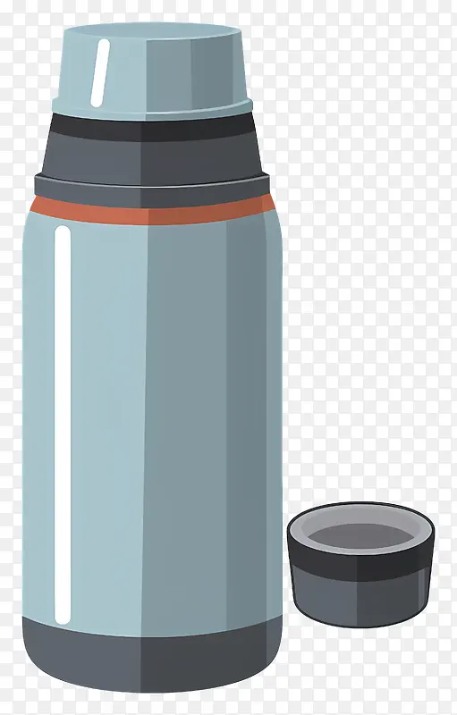 金属容器-具有可拆卸顶部和小物体的金属容器