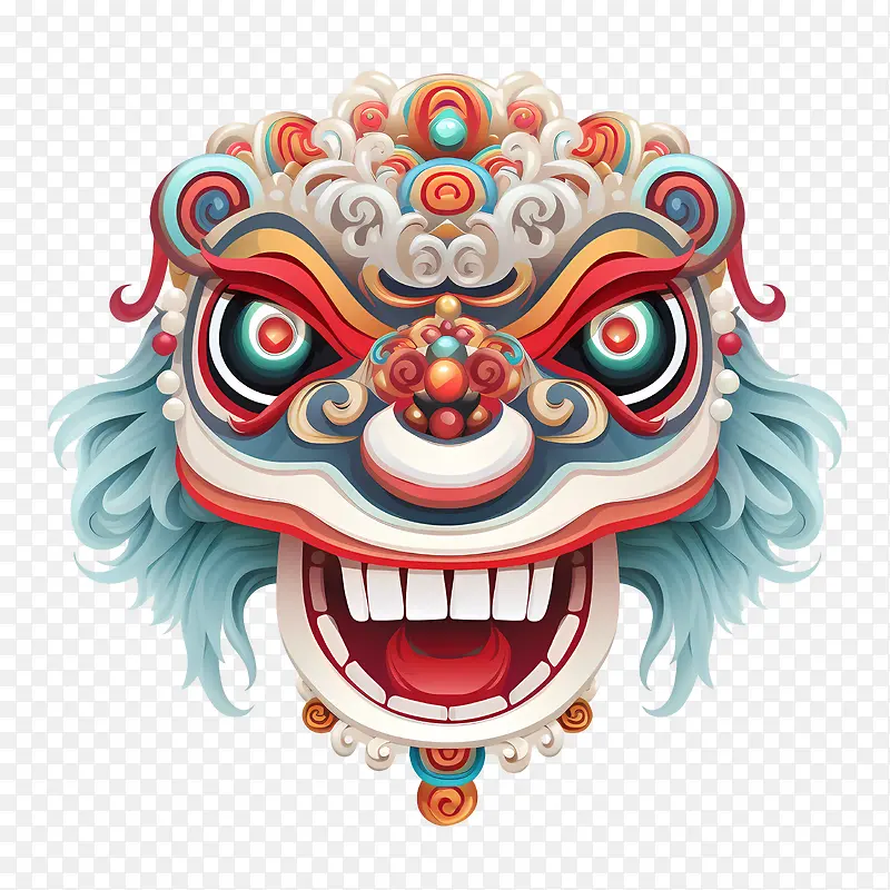 中国舞狮头-中国舞狮头狮面具狮头狮面狮子服装