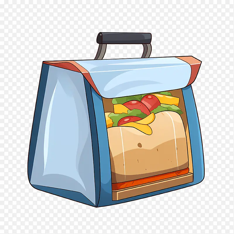 食品配送袋-食品配送袋三明治午餐食品野餐