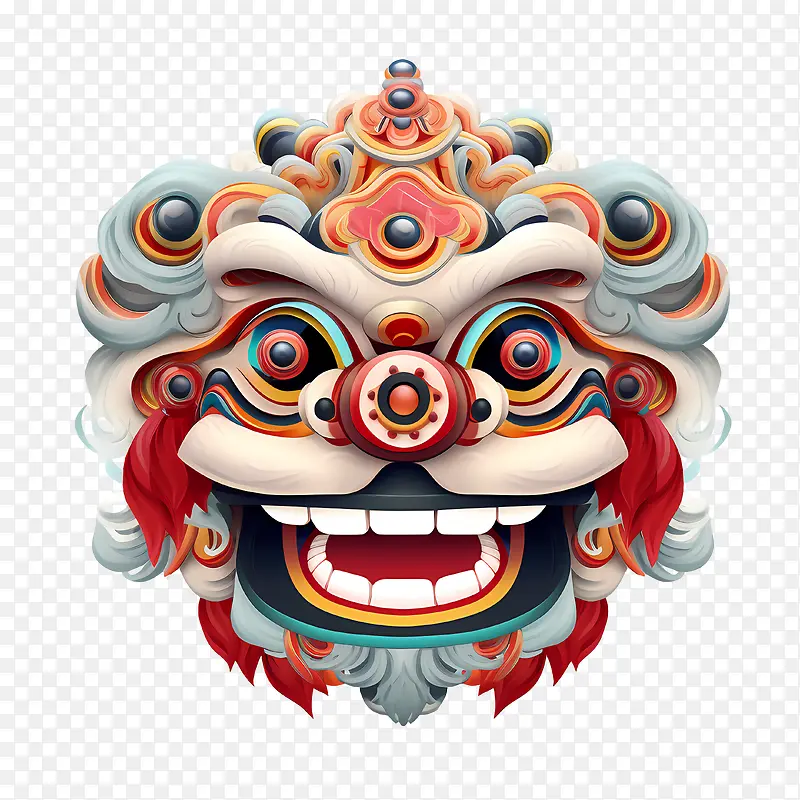 中国舞狮头-皇冠