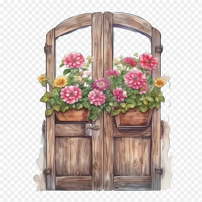 木门-花箱