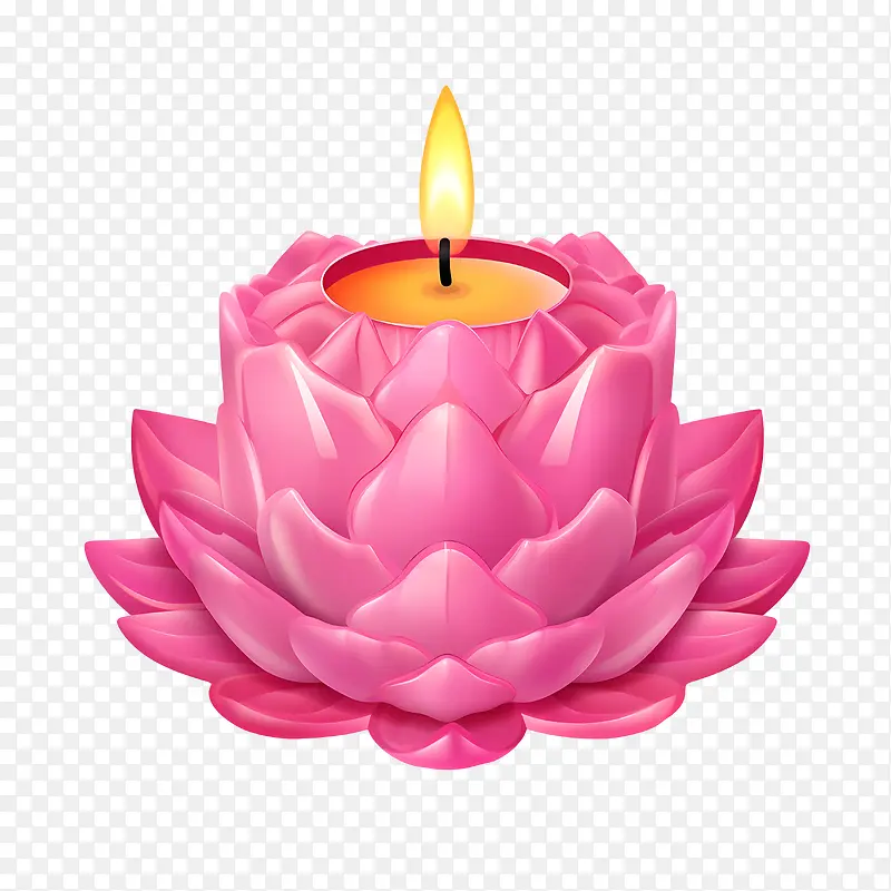 蜡烛莲花-莲花