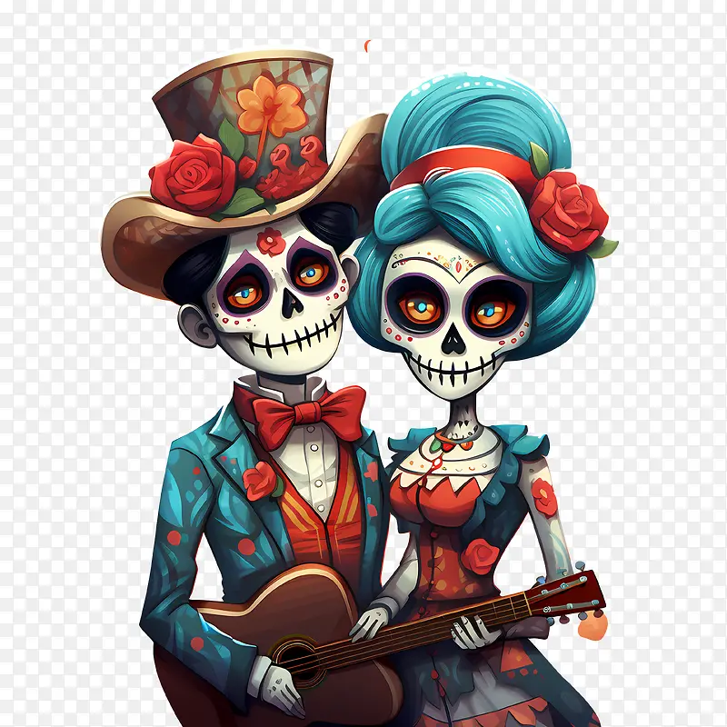 diadelosmuertos-吉他