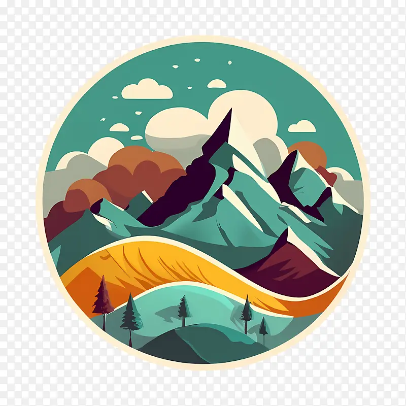 云山-云山山风景色彩自然