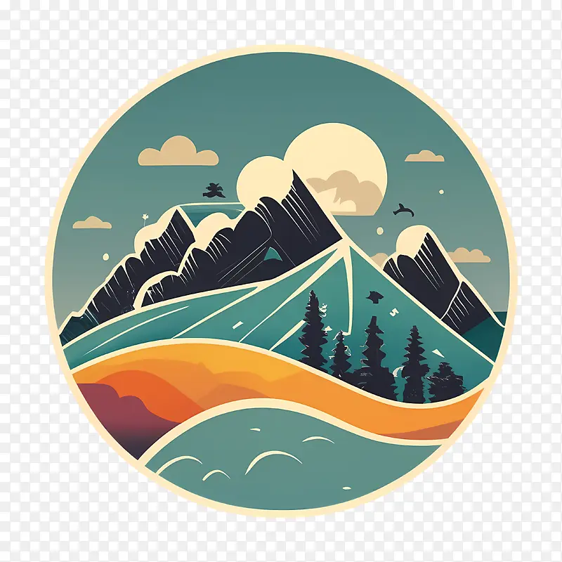 云山瀑布