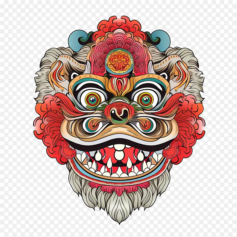 中国舞狮头-中国舞狮头狮子头猴头东方华丽