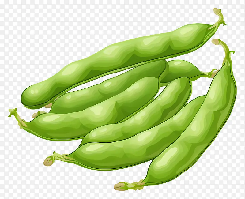 绿豌豆—黑色背景上的一组相同的绿豌豆