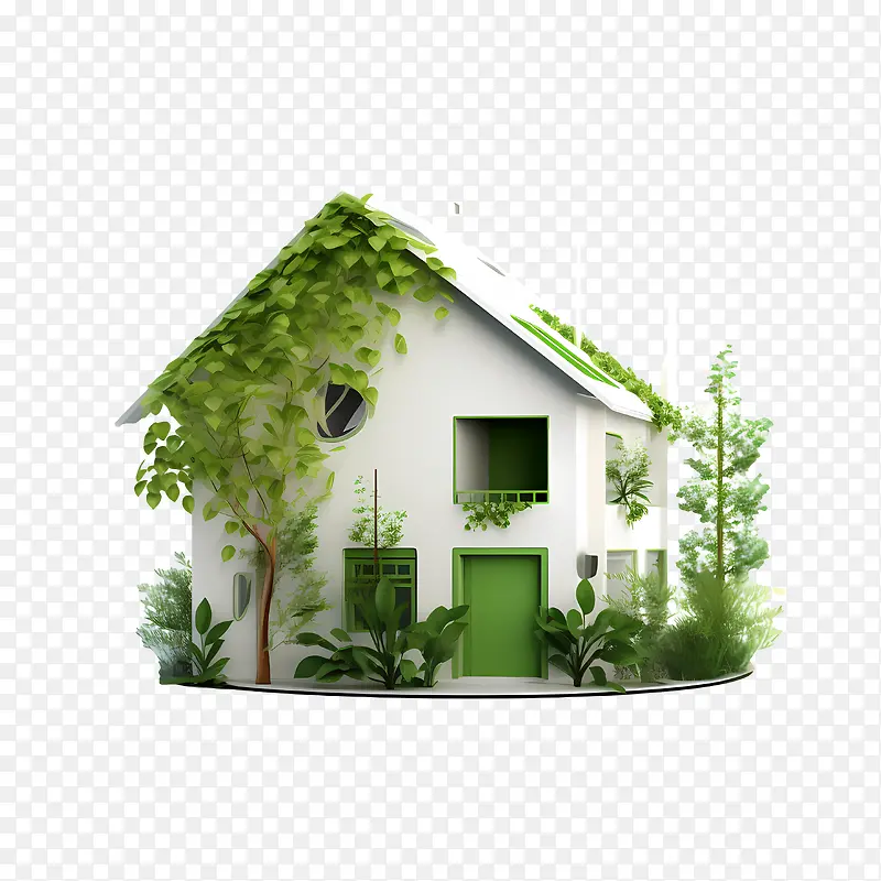 生态住宅-生态住宅绿色住宅生态住宅可持续生活节能PNG图片素材下载_图片编号11313682-PNG素材网