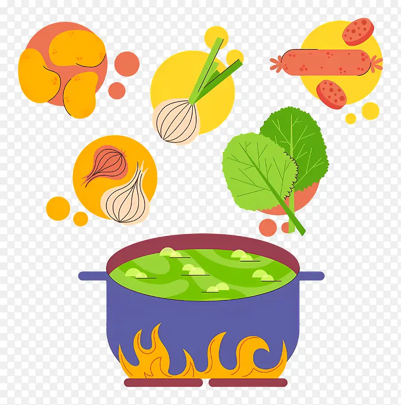 蔬菜锅-蔬菜锅在火炉上滋滋作响PNG图片素材下载_图片编号11314786-PNG素材网