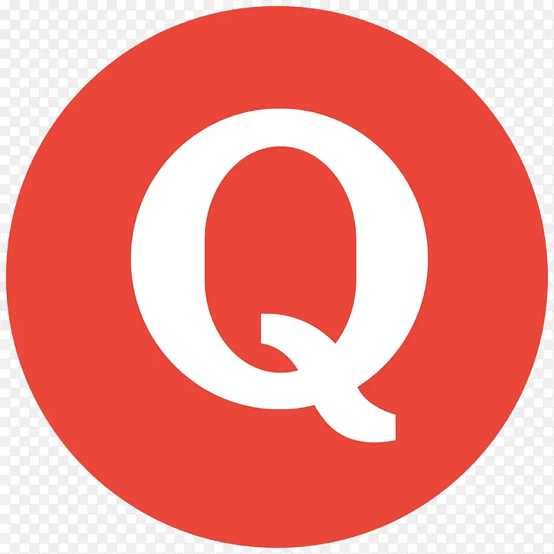 q符号-带有白色字母q的红色圆圈象征着各种上下文PNG图片素材下载_图片编号11335608-PNG素材网
