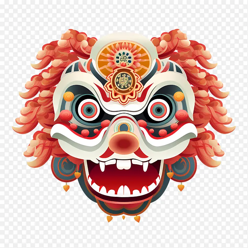 中国舞狮头-中国舞狮头狮头面具中国象征主义文化遗产PNG图片素材下载_图片编号11353961-PNG素材网