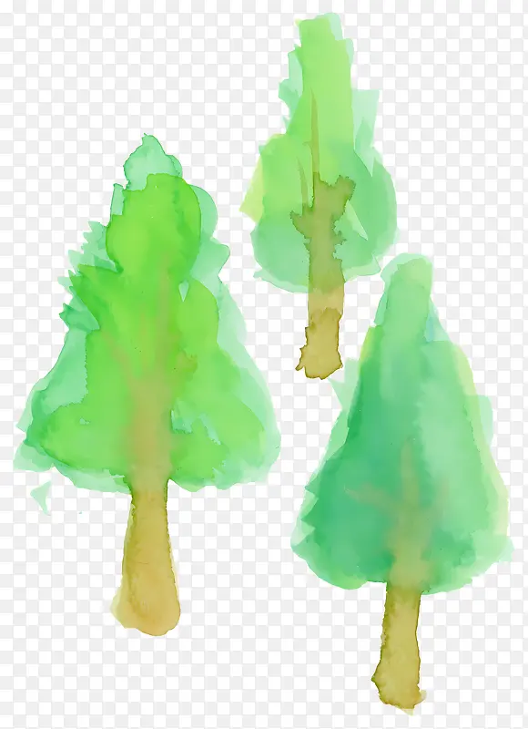 水彩画树木插画PNG图片素材下载_图片编号11359845-PNG素材网