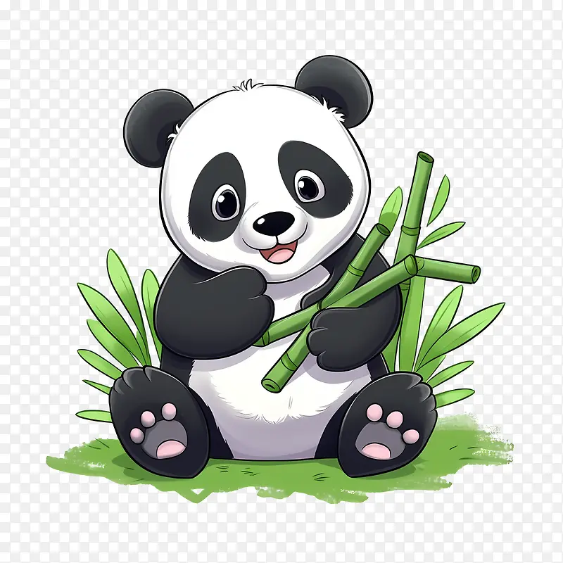 可爱的熊猫-熊猫PNG图片素材下载_图片编号11360269-PNG素材网
