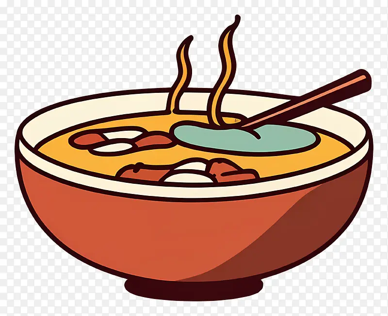 卡通热汤与餐具PNG图片素材下载_图片编号11365926-PNG素材网