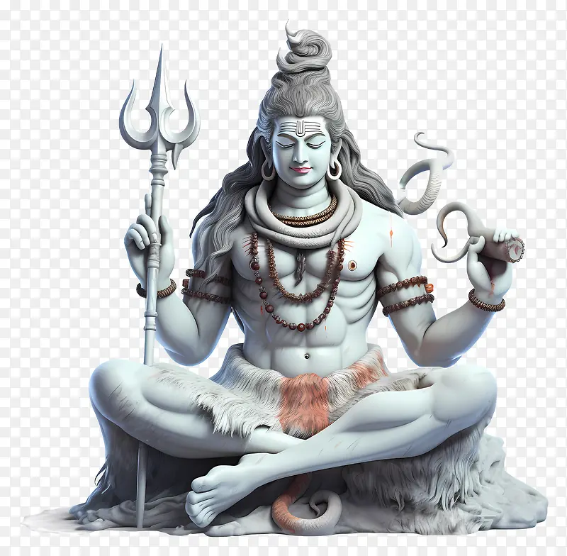 MahaShivaratri-湿婆神双手交叉的雕像PNG图片素材下载_图片编号11385263-PNG素材网